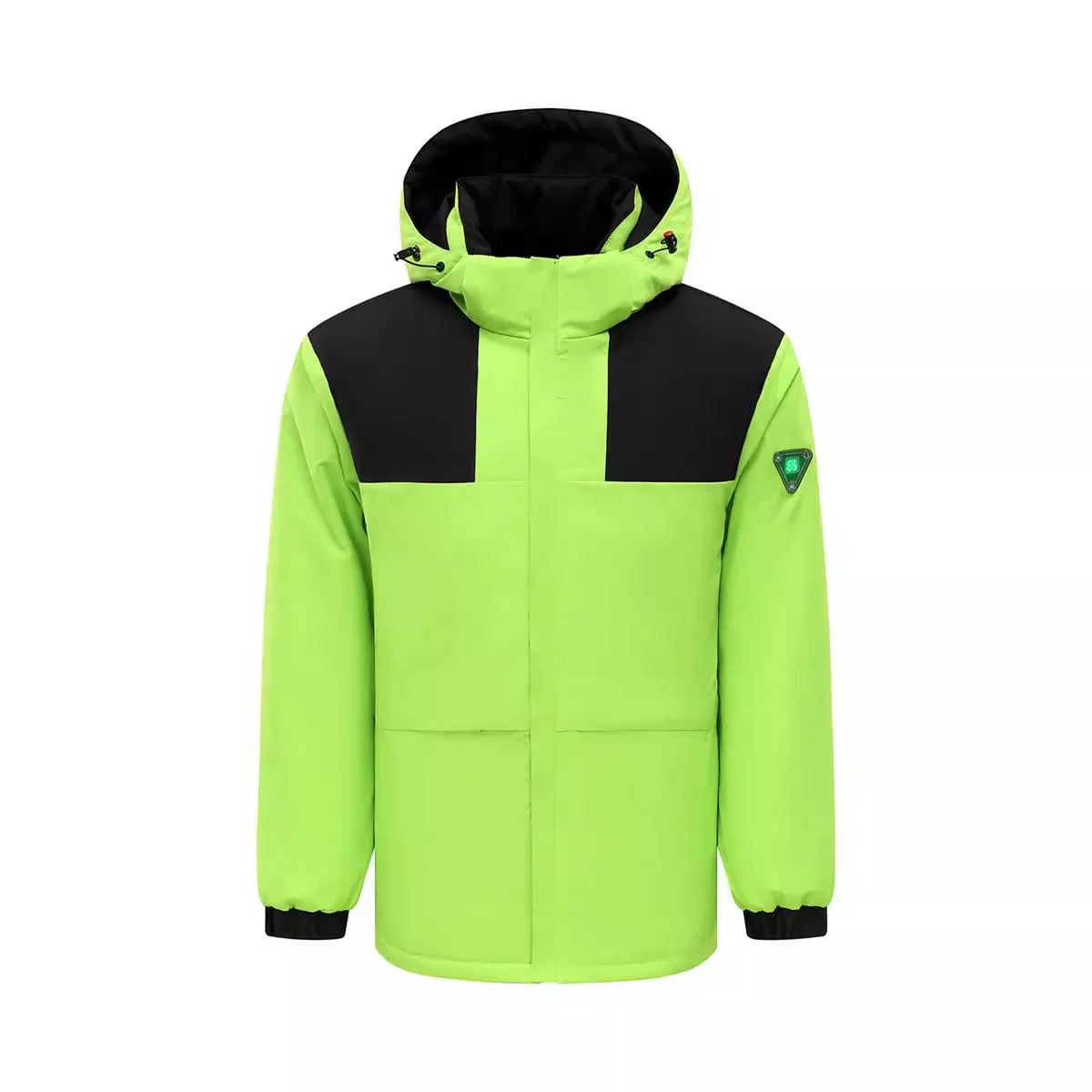 Quick Heating Graphene Smart Temperature Control Fleece Jacket Outdoor Sports Hooded Electric Heating Warm Jacket For Motorcycle