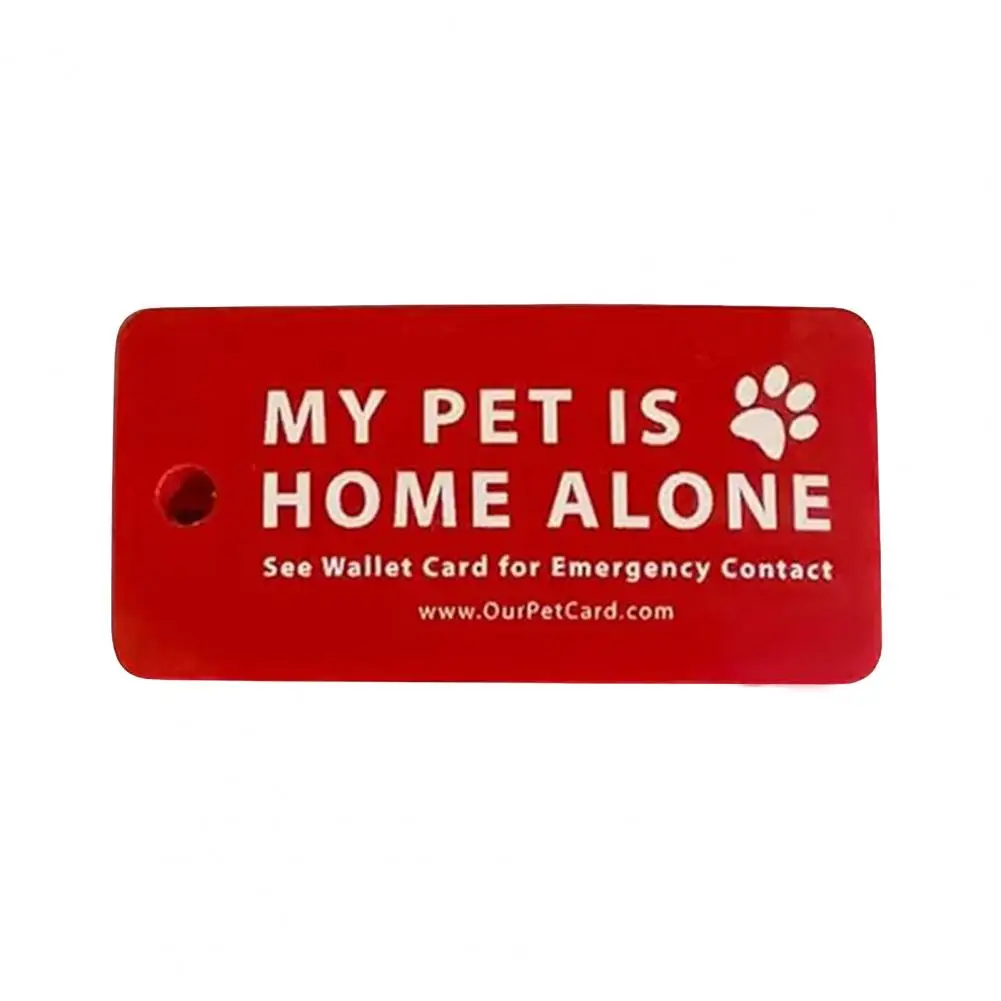 Secure Pet Keychain Pet Safety Keychain Set with Emergency Contact Cards for Home Pets Dog Cat Key Tags for Outdoors Peace