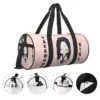 Kawaii Taekwondo Girl Sports Bags Martial Arts Training Gym Bag Large Novelty Handbags Couple Printed Weekend Fitness Bag 3