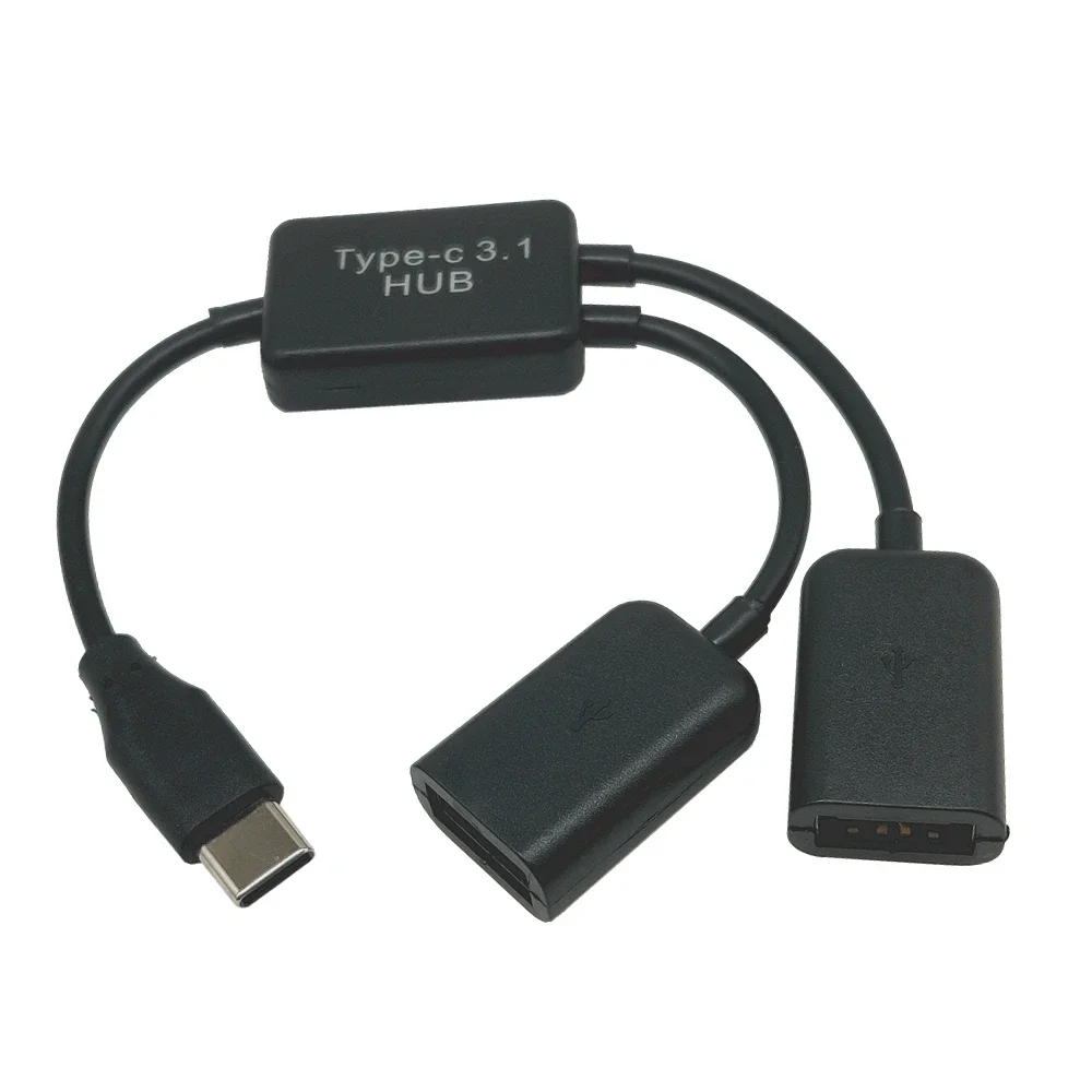 Type-c 1/2 dual USB mouse, keyboard, USB drive, hard drive, OTG data cable, mobile game universal