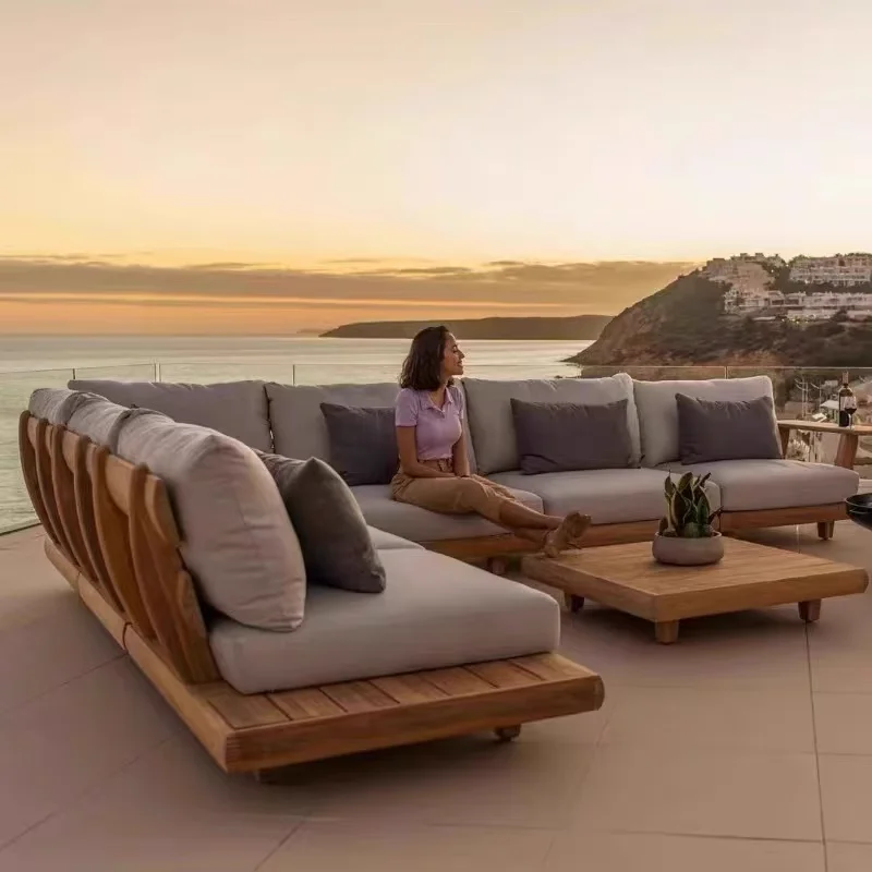 Sofa for 1 Person Modern Backyard Outdoor Furniture Sofas Garden Balcony Couch Patio Sets