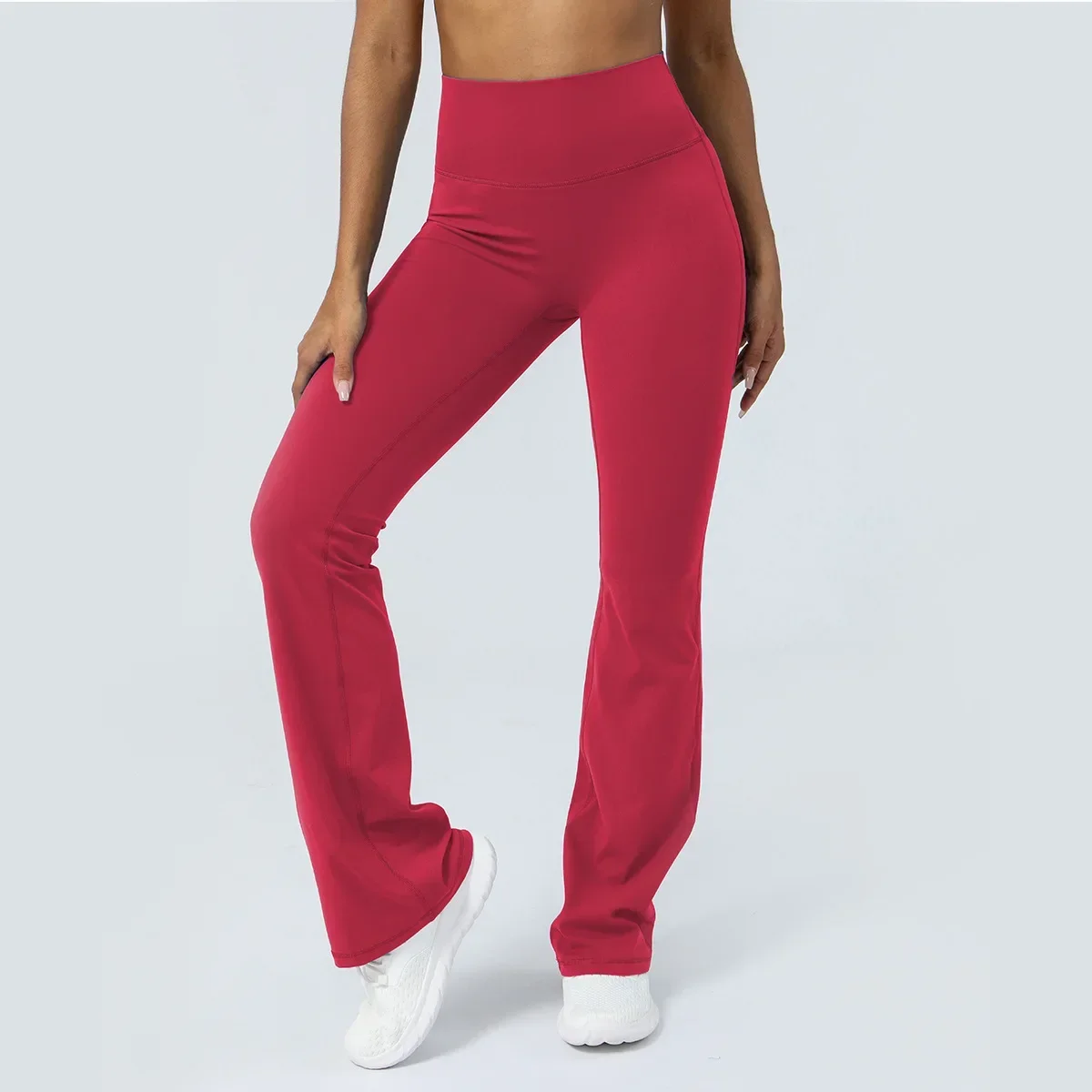 Yoga Pants Women Seamless Sports Fitness Casual Hip-lifting High-waist Flared Pants Suit Running Dance Workout Gym Leggings