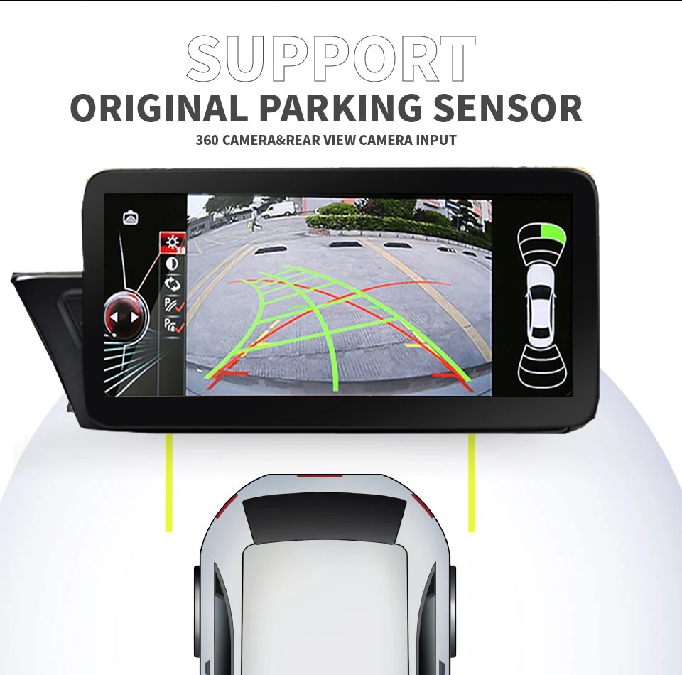 Wireless Carplay Android 13 Car Multimedia Screen For Audi A4 B8 A5 2009-2017 GPS Navi Stereo WIFI 4G SIM Google Playstore