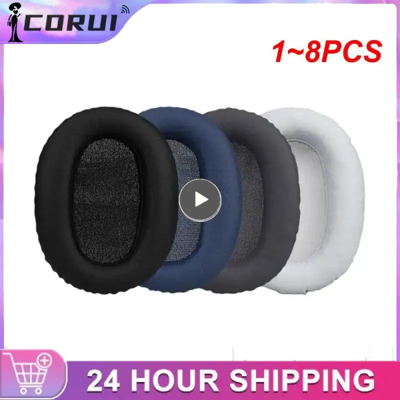 

1~8PCS 2023 Newest Replacement Earpads Foam Ear Pads Pillow Cushion Cover Cups Earmuffs Repair Parts For Mpow H20 Headphones