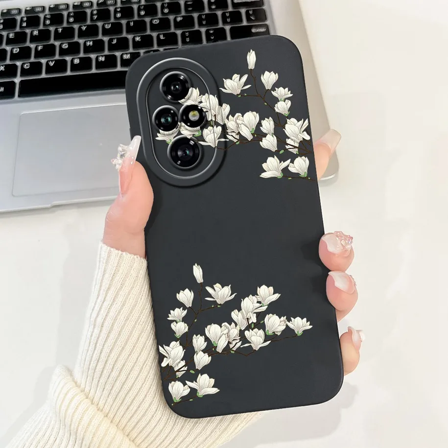 Luxury Marble Moon Frosted Shockproof Silicone Case - Soft Protective Bumper Cover