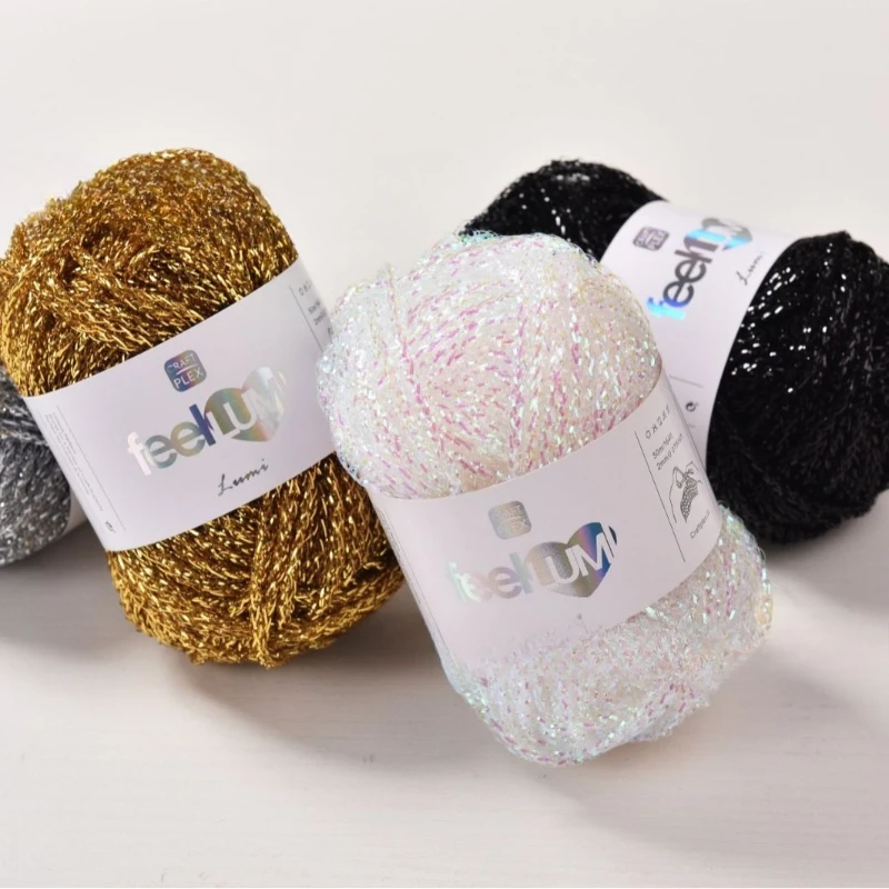 Silver Wire Hollow Core Thread for DIY Christmas Decorations