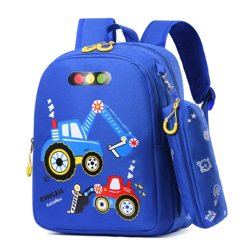 Boys Girls Cute Cartoon Toddler Rucksack Kindergarten Schoolbag Anti-lost Backpacks School Bags - 6