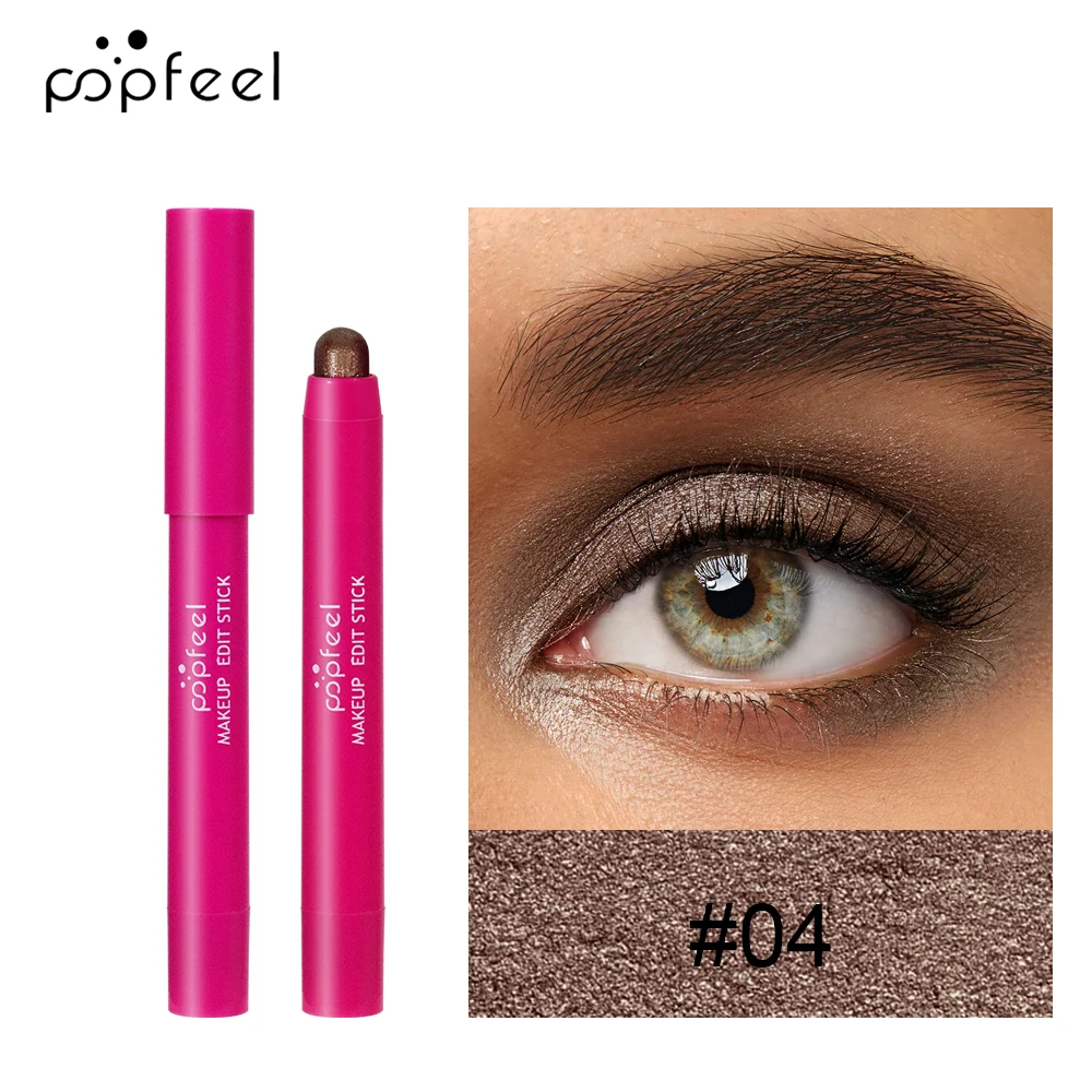 POPFEEL Cream Eyeshadow Stick Kit, High Pigmented, Long-wear 4