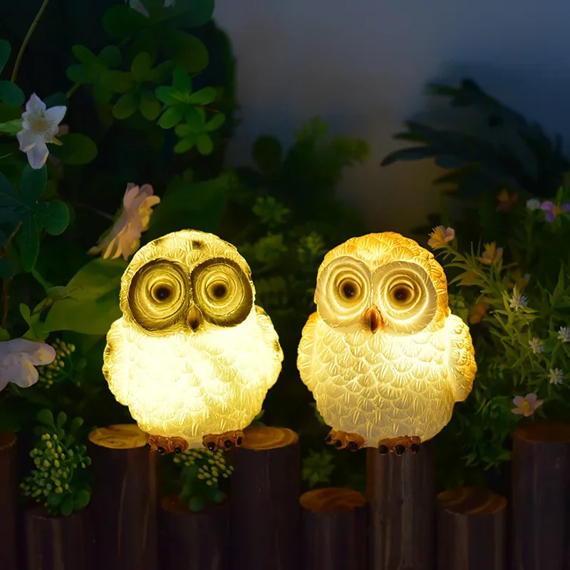 Solar Owl LED Landscape Light - Waterproof Outdoor Garden Decor