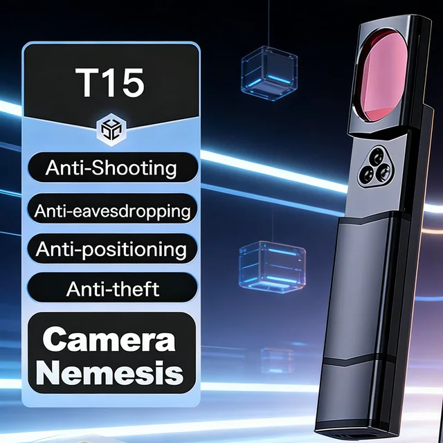Hacking Gadget Tool Hidden Camera Detection, GPS Tracker Wireless Listening Device Scanner for Hotel Room, Airbnb, Rental House 1