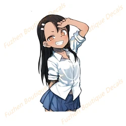 Fuzhen – décalcomanies de Boutique, accessoires extérieurs pour voiture Nagatoro, autocollants Anime, décor de planche de surf drôle, style de voiture 