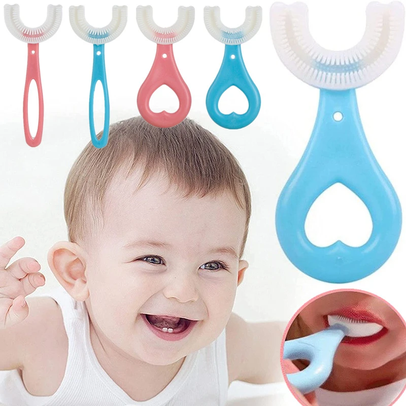 子供用シリコン歯ブラシ 360度 赤ちゃんの歯ブラシ 口腔ケア 歯ブラシ Aliexpress