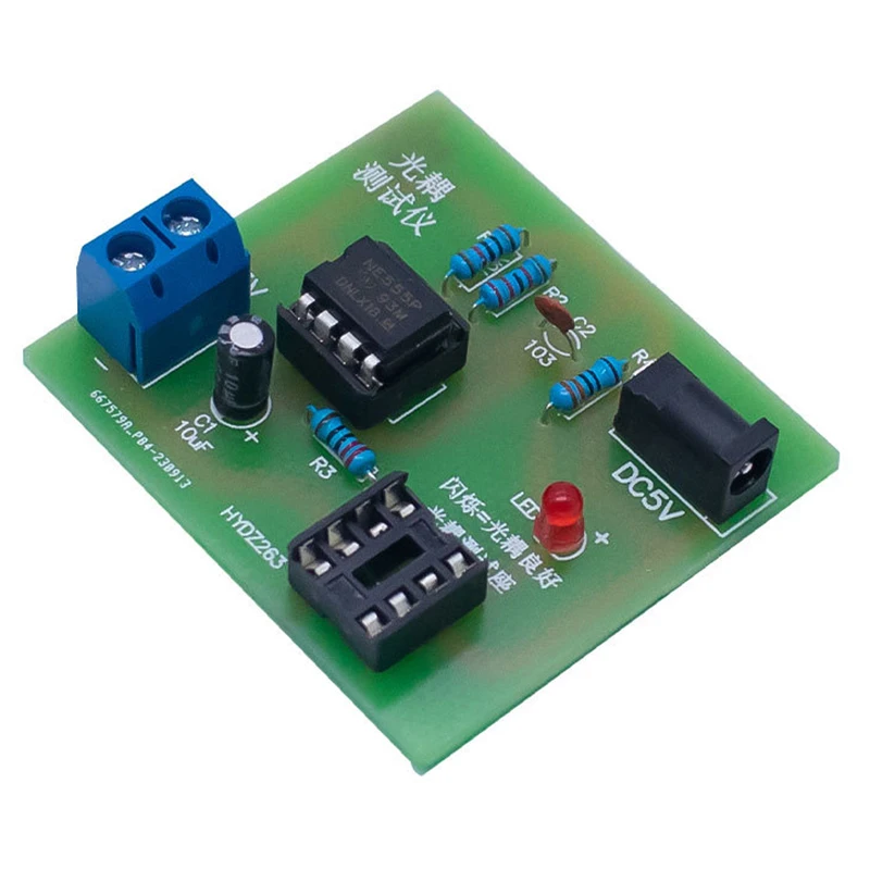 Optocoupler Tester Kit Board Practice Welding DIY Electronic Product Spare Training Assembly Parts