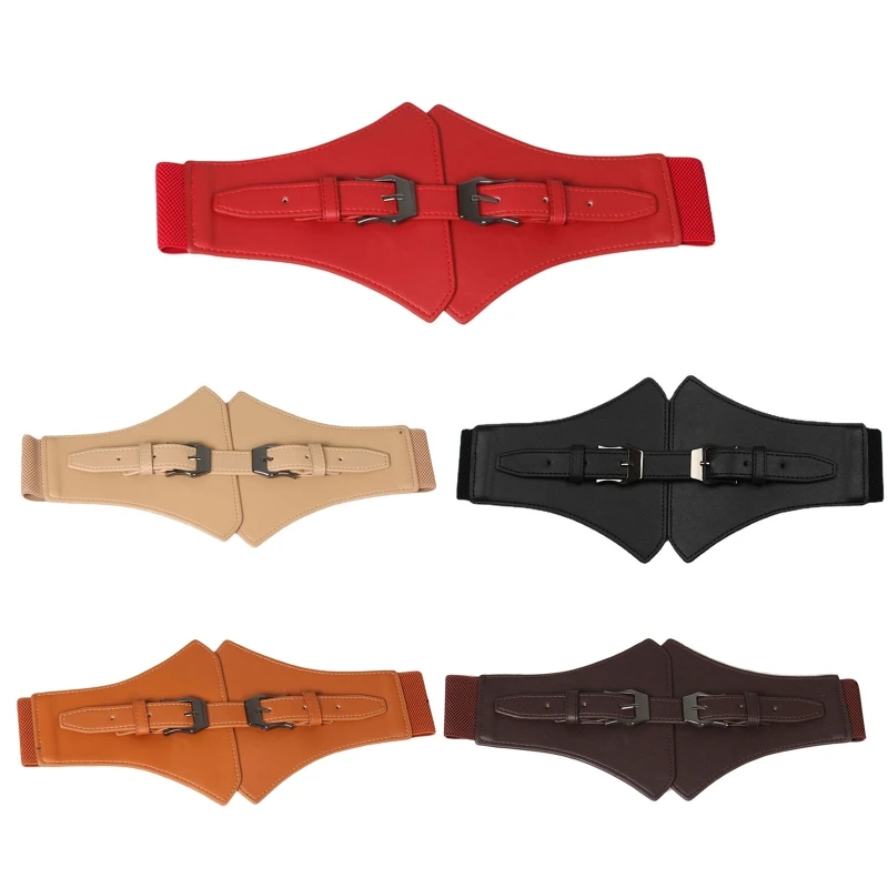 

Women 2-Buckle Lift Up Back Sexy Solid Color Corset for Women Lingerie Top