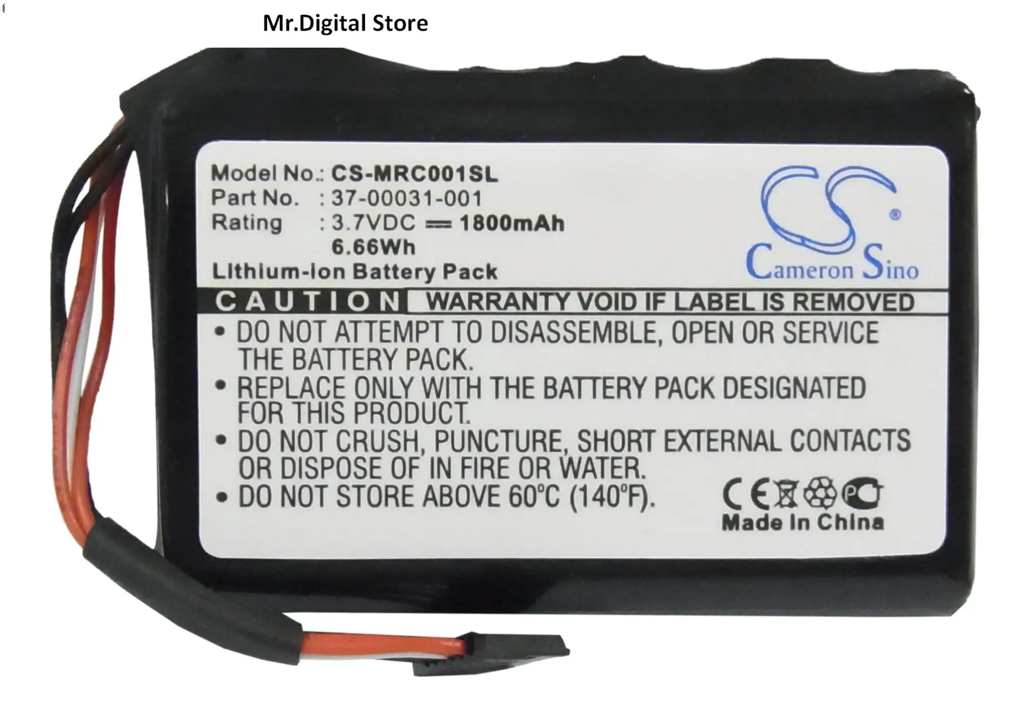 

Cameron Sino 1800mAh Battery 37-00031-001 for Magellan 2500T, Crossover
