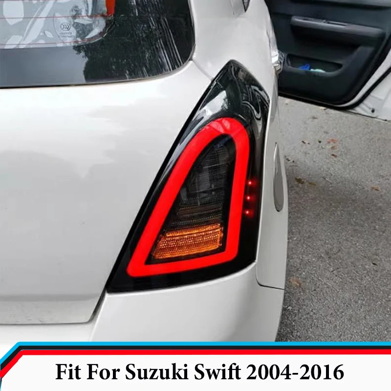 

Задний фонарь в сборе, подходит для Suzuki Swift 2004 2005 2006 2007-2008, модифицированный 2016 новый задний фонарь с полным светом для проточной воды