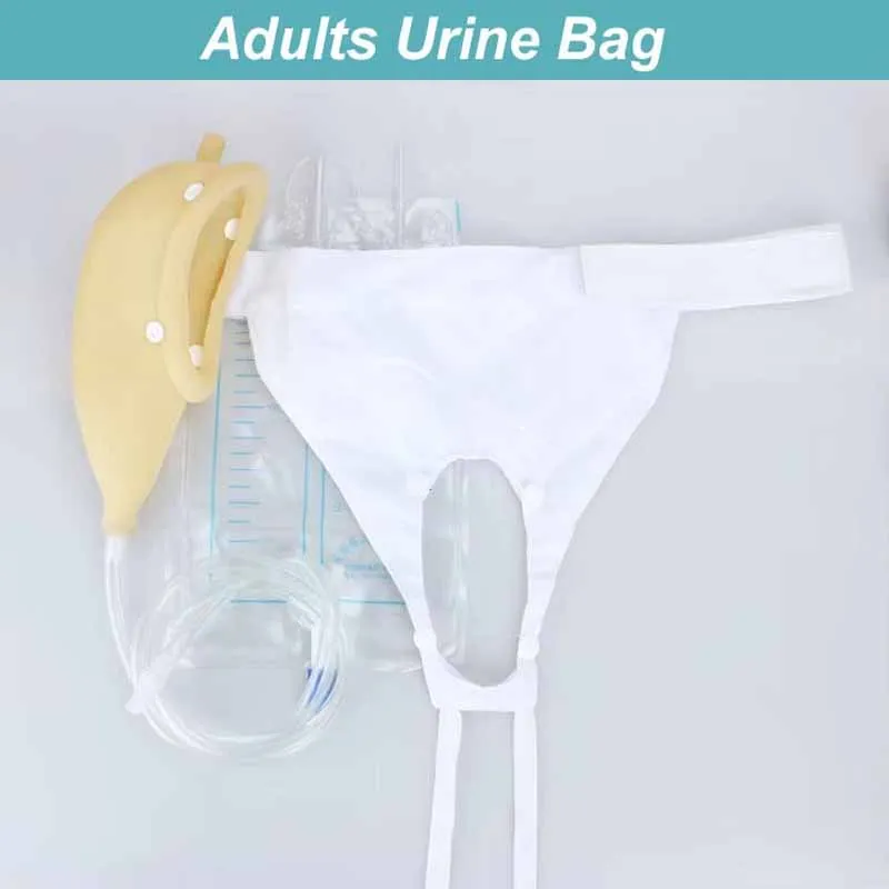Hospital Dedicated Urinary Incontinence Urinal the Adults Urine Bag Men Women Elderly Atrophy Bedridden patients Catheter Bags