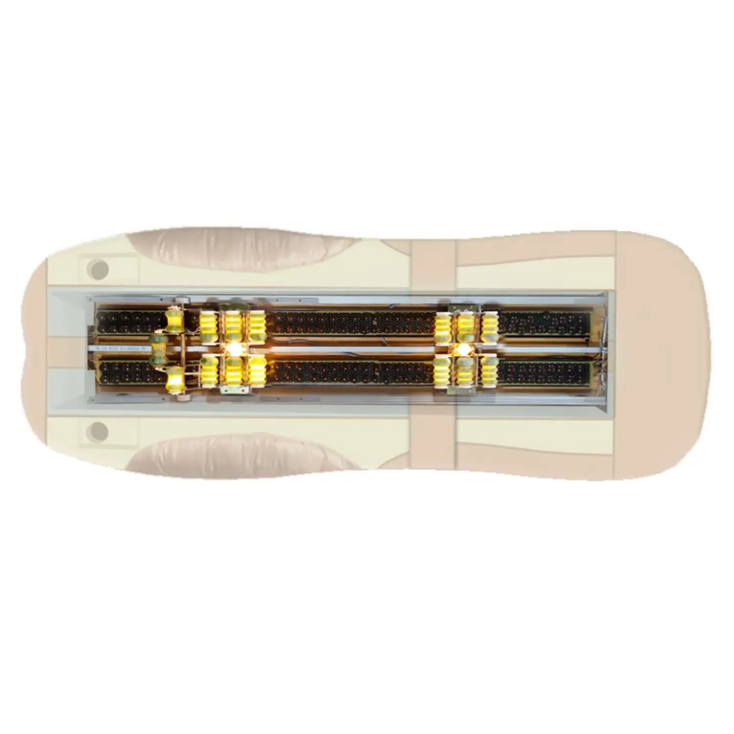 jade stone massage bed Electric massage Track Full Body Jade Thermal Heating Massage chair Bed Roller christmas New Year Gift 5