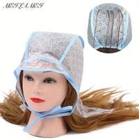 6pcs/Set Hair Highlighting Frosting Cap Hair Dye Cap Disposable highlight dyed hat With Plastic Hook Hairdressing Coloring Tools 1