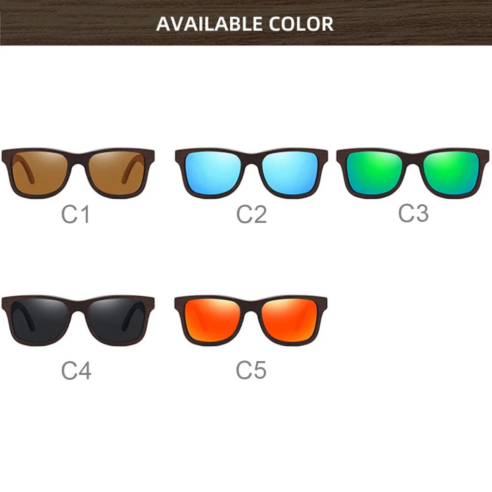 JULI Square Oversized Polarized Sunglasses For Big Heads