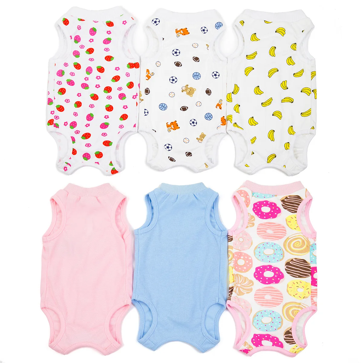 Pet Clothes Cat Surgery Recovery Suit for Anti-licking Wounds or Skin Diseases Breathable Cat Neutering Clothing Puppy Kitten Care Clothes