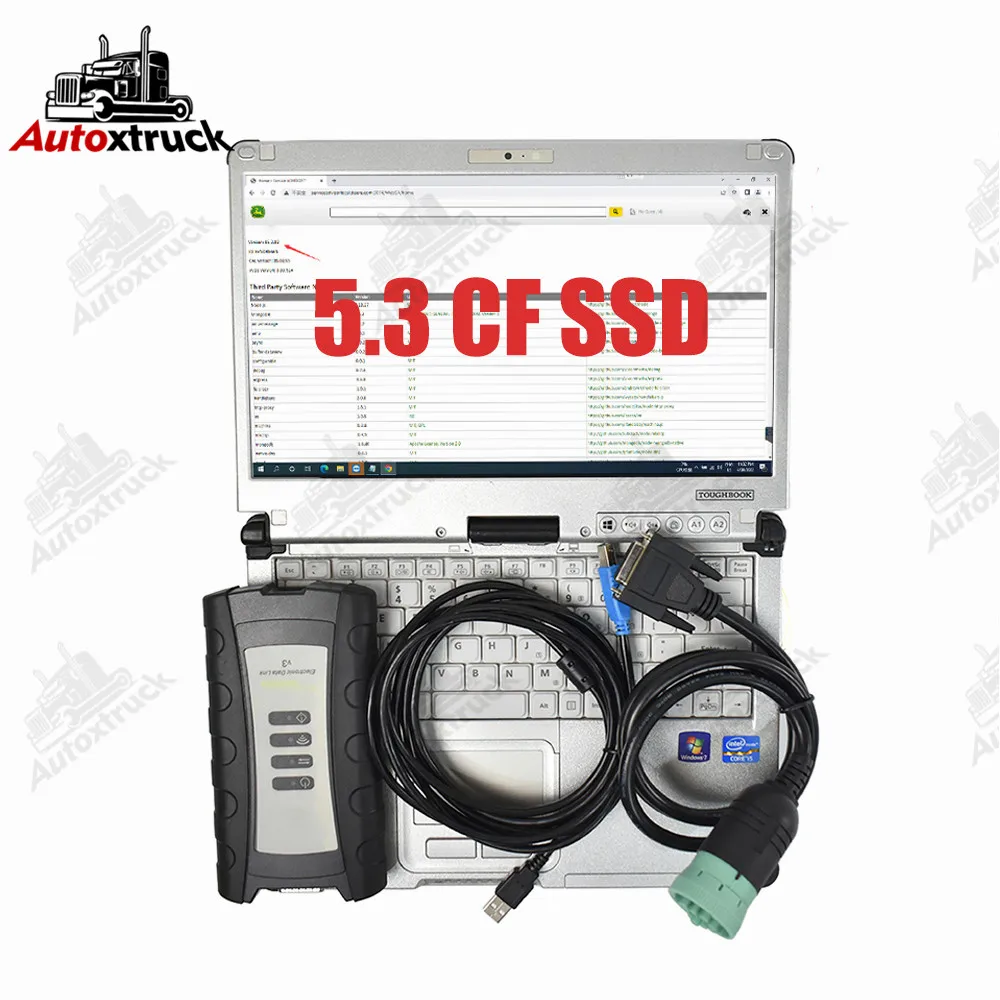 

5.3 CF EDL V3 Electronic Data Link with CFC2 Laptop Advisor Diagnostic tool agricultural Tractor construction equipment