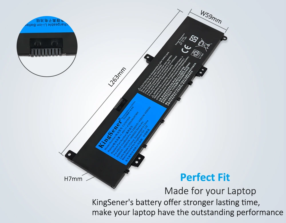 KingSener C31N1636 Bateria do portátil para ASUS