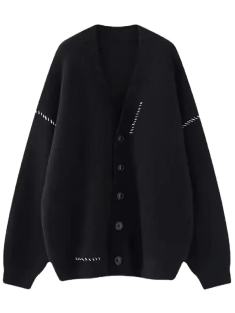 Autumn Loose Casual Maternity Sweater Plus Size Pregnant Woman Knitted Cardigans Jackets Fashion Pregnancy Outerwear Coats