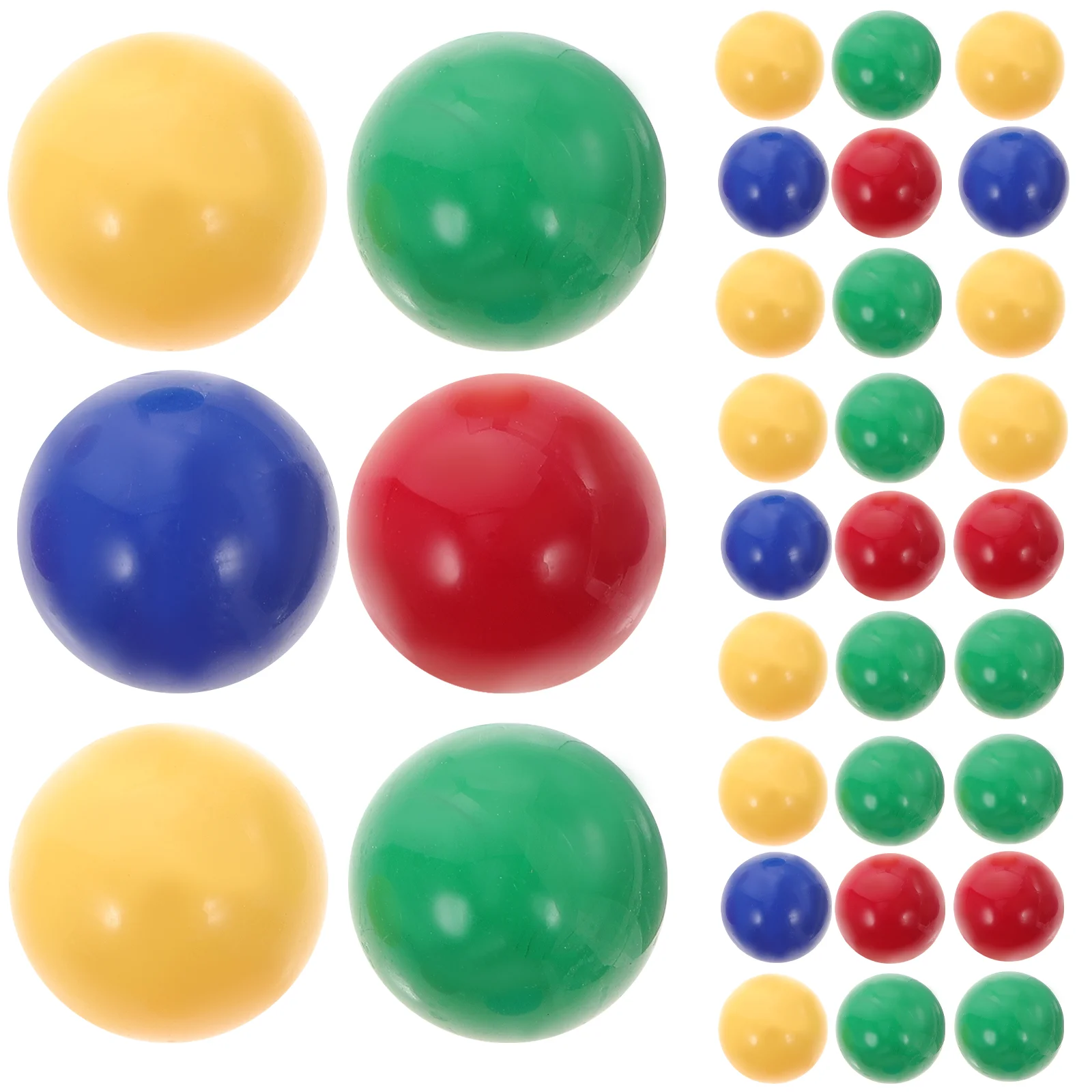 

48 Pcs Colored Solid Ball Game Marbles for Chinese Checker Childrens Toys Kids Games Balls