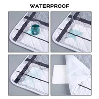 Washable Incontinence Bed Pad Reusable Changing Pad Sheet Urine Mat Nappy Diaper Mattress Protector Waterproof Cover Kids Adult 2