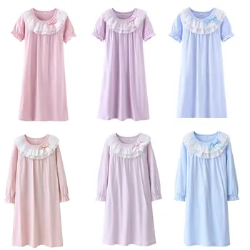 Summer Lace Girls Nightgown 1