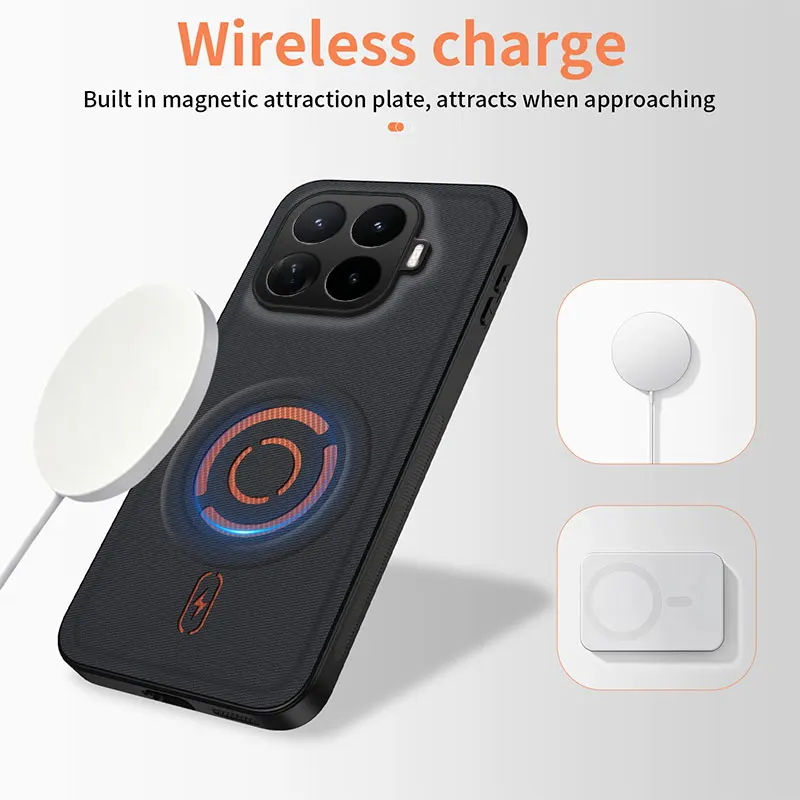 Luxury Magnetic Silicone Shockproof Protective Phone Case