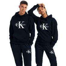 

Couples Tracksuit Solid Color Hoodie and Sweatpants Lovers Casual Sportswear Spring Fall Hooded Tracksuit for Men Women