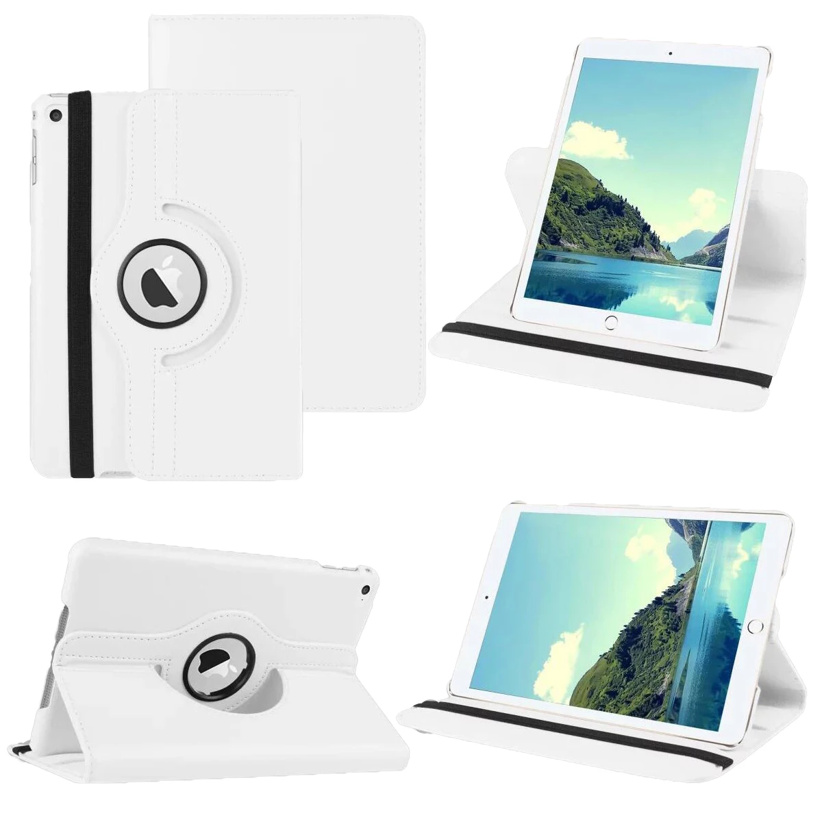 

Viviration Smart 360 Degree Rotation Cover Tablet Accessories Holder Shell For iPad Mini 1 2 3 4 7.9" 8.0" Lichi PU Leather Skin