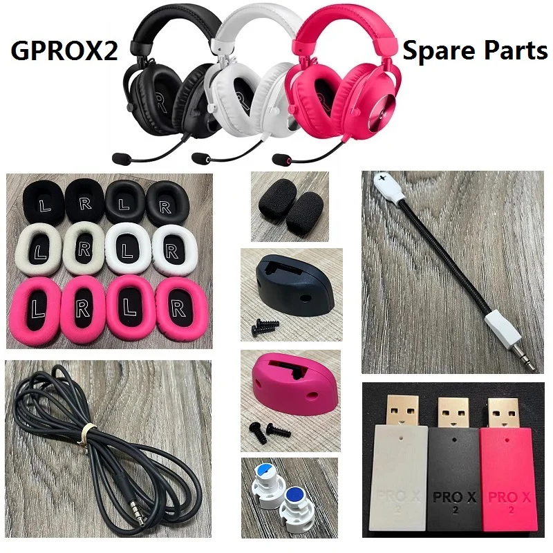 Original spare parts for Logitech G PRO X Headphones replacement