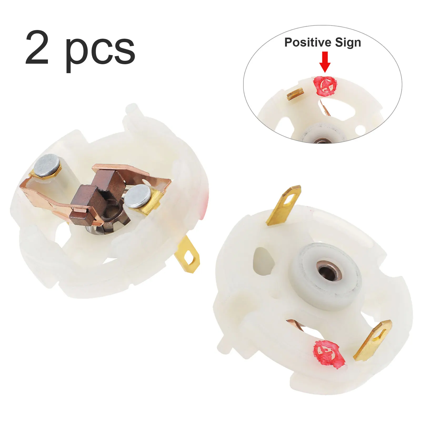 R380 DC Motor Carbon Brush Holder 2pcs For R360 R370 R390 Motor Accessories with Copper Brush
