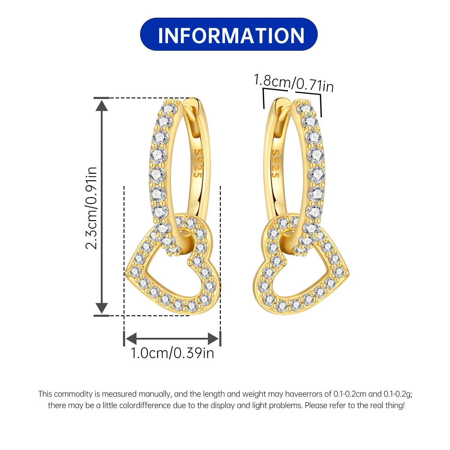Original 925 Sterling Silber Pavé Zirkon Liebesherz Schlangenmuster Ohrringe für Frauen Trendiger Schmuck Perfektes Geburtstagsgeschenk – Detail 12