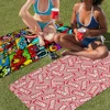 Avengers Marvel Logo Anime Beach Swimming Towel Soft Absorbent Washcloth Children's Gifts for Kids Travel Camping Gym 4