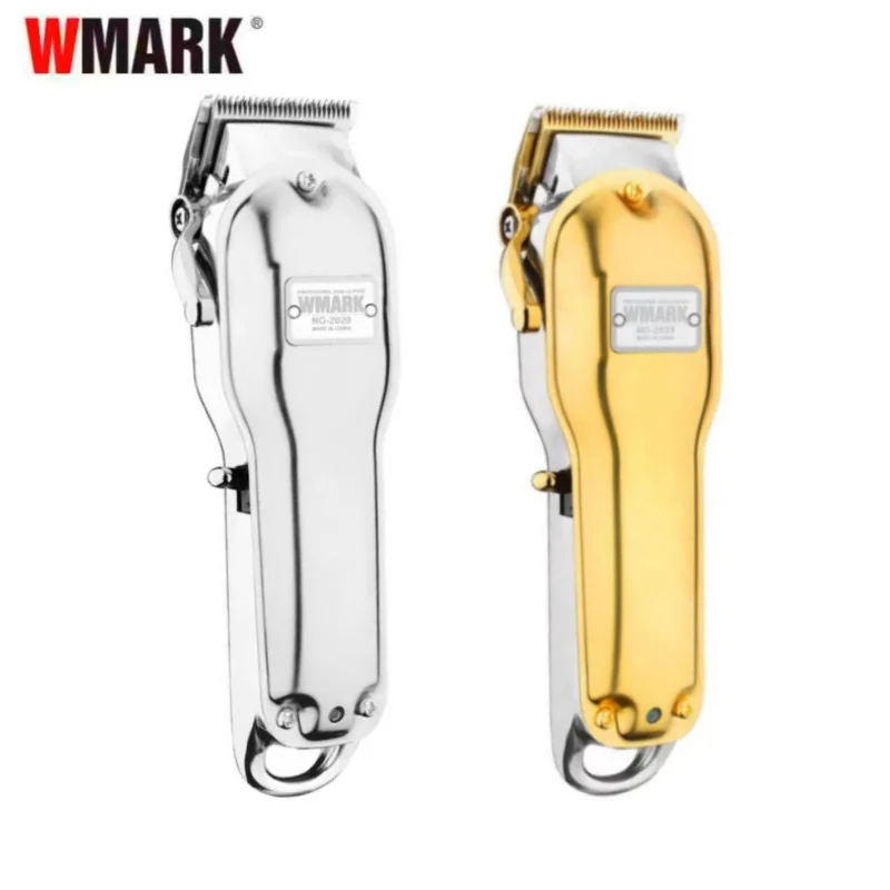 

WMARK NG-2020A Rechargeable Hair Generator Push Scissors, Men's Cordless Hairdresser 440C Blade Motor 6000 RPM 2500mah