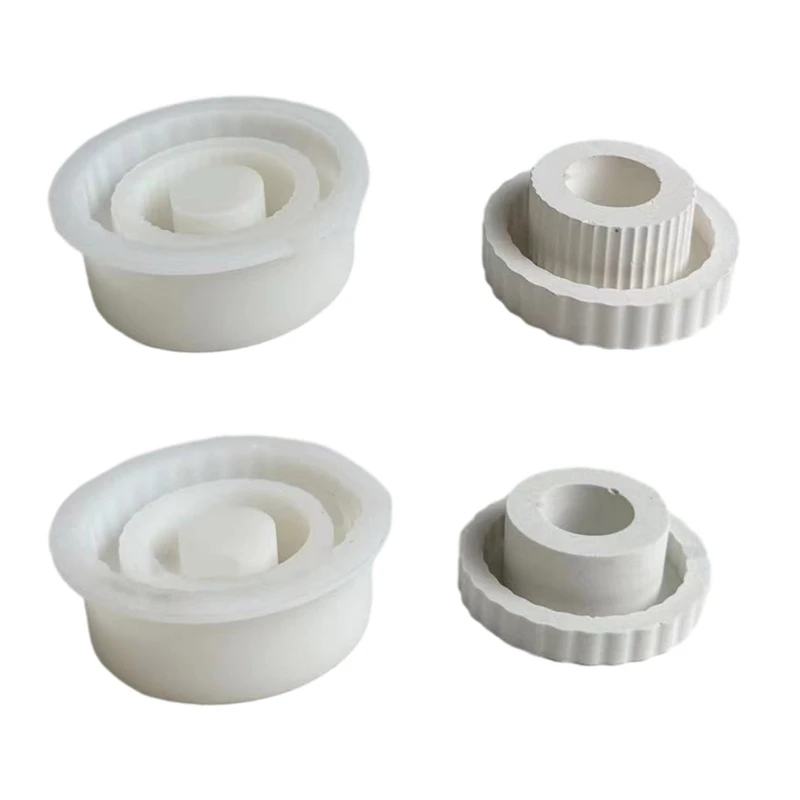 

Candlestick Silicone Mold for DIY Resin Casting Crafts and Cement Home Decor