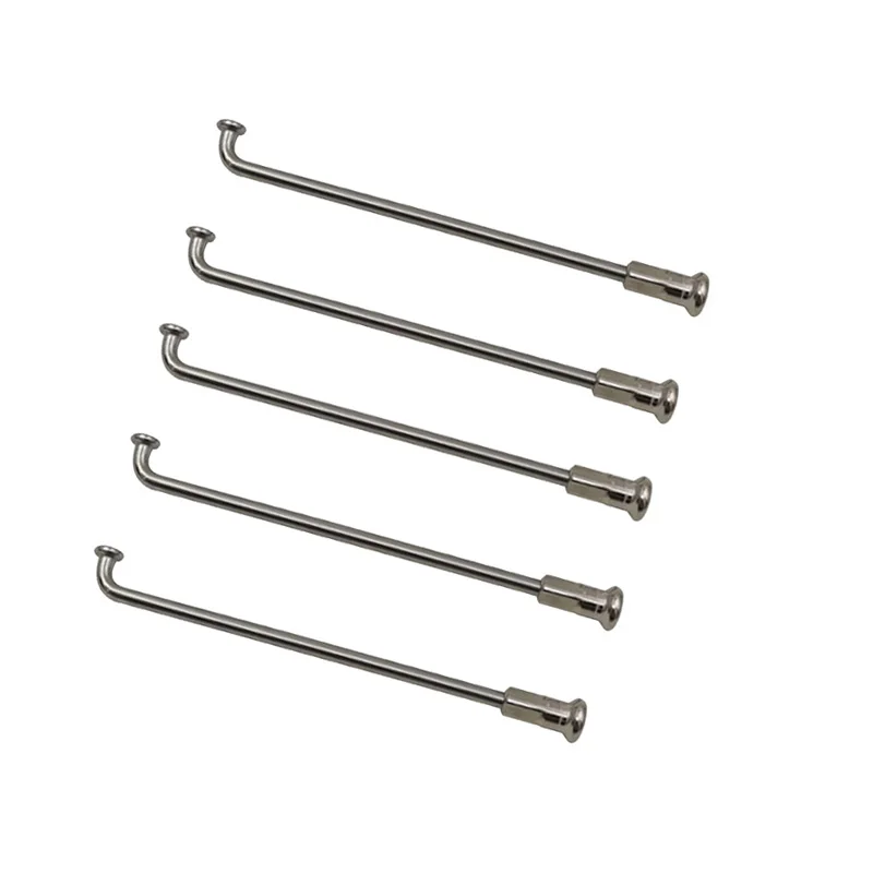 10 Pieces A Lot Diameter 2.6mm Material 304 Stainless Steel Round Body Equal Diameter Sliver Color Electric Bike Wheel Spokes