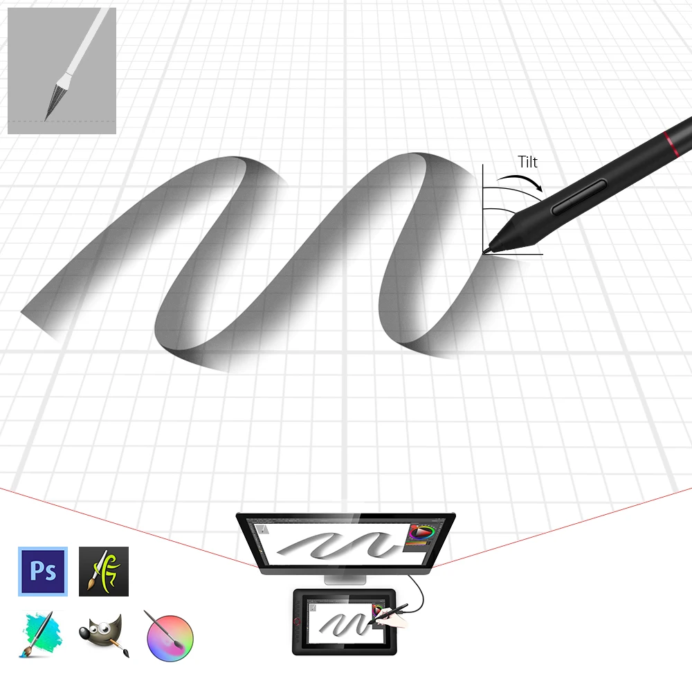 UGEE / XP-PEN ׷  ƼƮ  , PA2 ͸  ŸϷ, ƼƮ 12/13.3/15.6 Pro, ƼƮ 22R Pro, ƼƮ 24 Pro