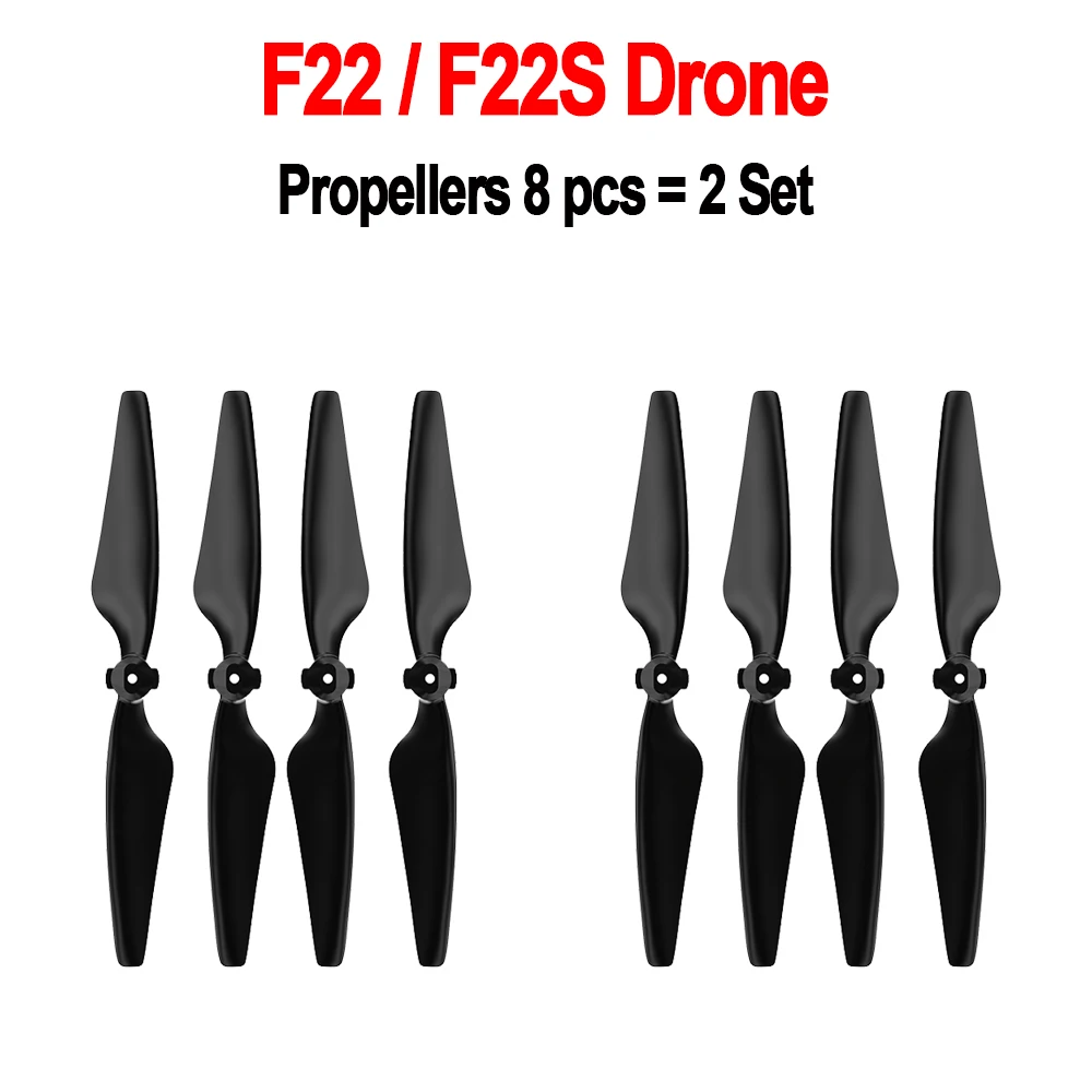 Hélices de rechange pour drone F22 F22S - Lot de 1, 2 ou 3 paires