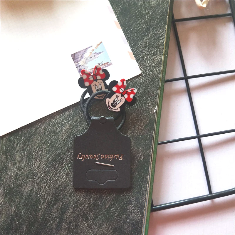 Disney Mickey Minnie Hairpin Children's Bow Hair Accessories Girls Headdress Cartoon BB Clip Girls Birthday Birth Gift Girl Hair hair accessories