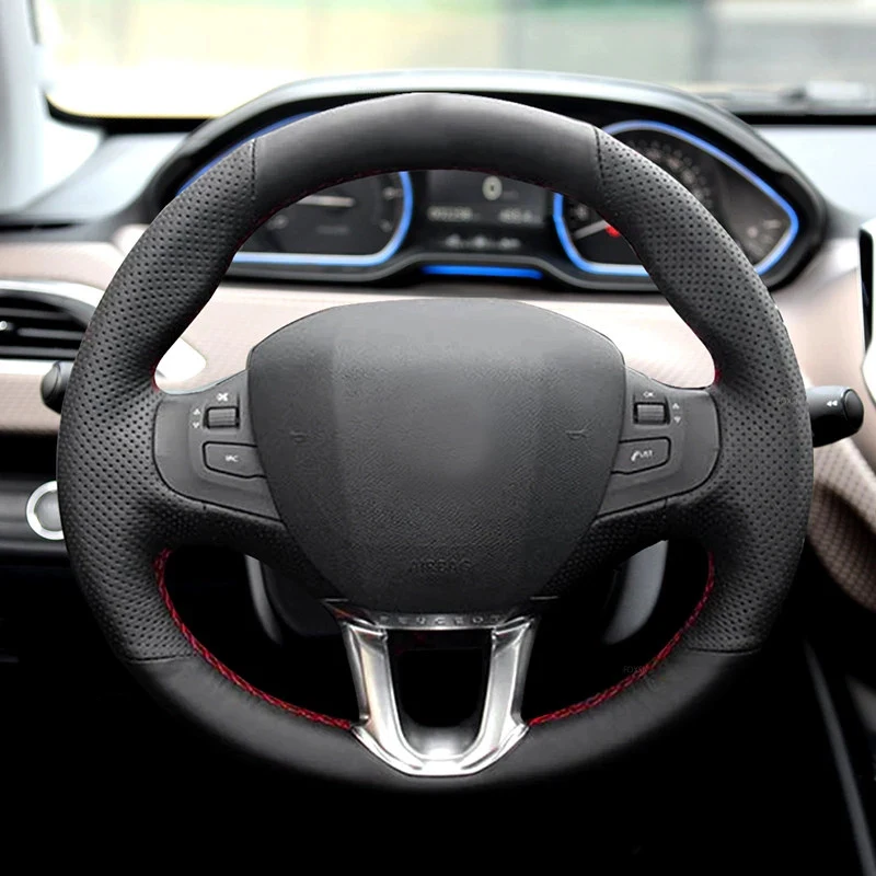 

Оплетка на руль для Peugeot 208 Peugeot 2008 2014 2015 2016 2017 2018