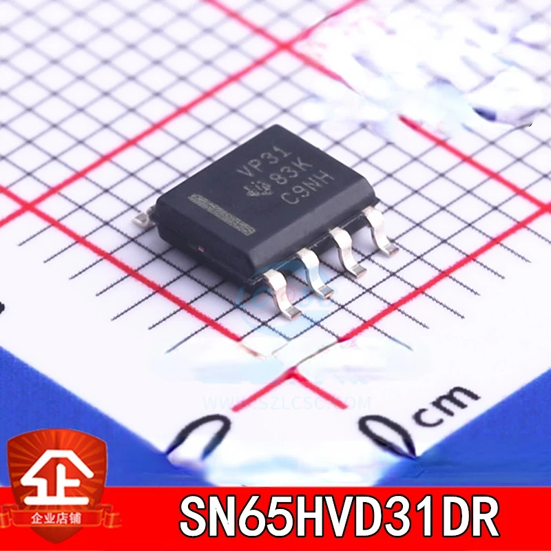 

10pcs New and original SN65HVD31DR Screen printing:VP31 SOIC8 Buffer/driver IC chips SN65HVD31DR SOIC-8 VP31