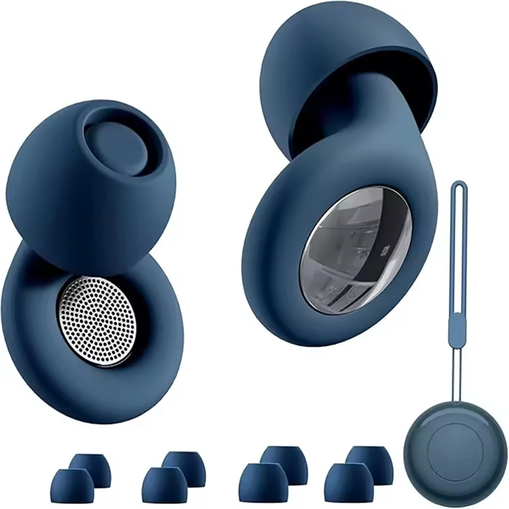 Silicone Noise-Reduction Waterproof Earplugs for Sleeping and Swimming