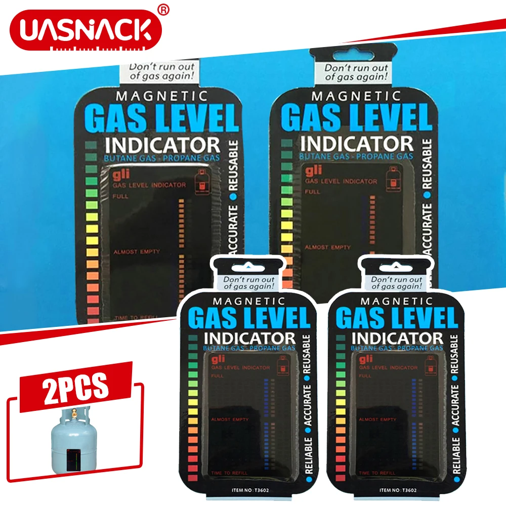 Gas tank level indicator Propane Butane LPG Fuel Magnetic Measurement Gauge Gas Pressure Test Card Bottle Temperature Measuring Stick