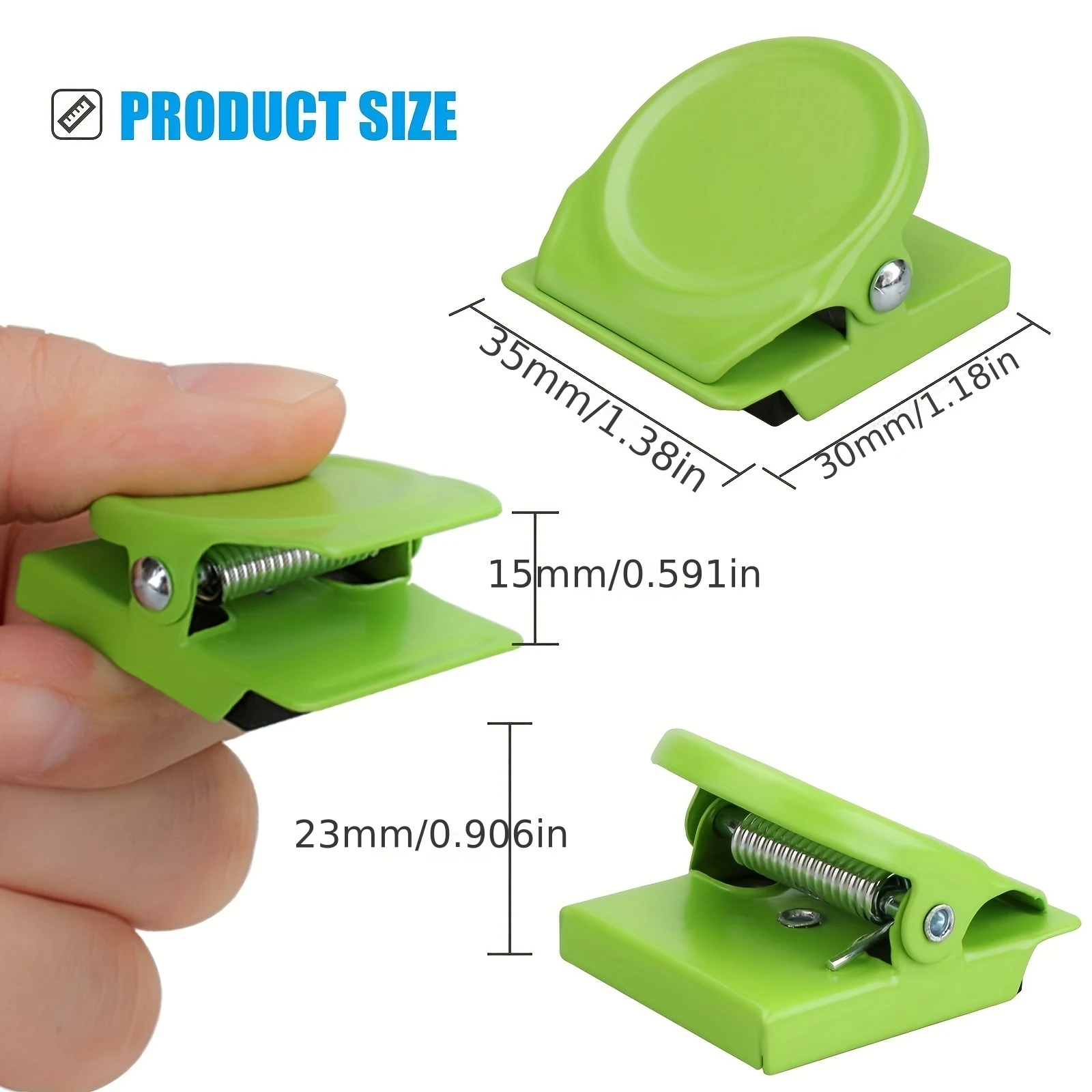 4/6/10Pcs Color Magnetic Metal Clips Heavy Duty Magnet Holders for Fridge Whiteboard Wall Memo Note Clip Paper Clamp for Home paper clips metal clamp clips
