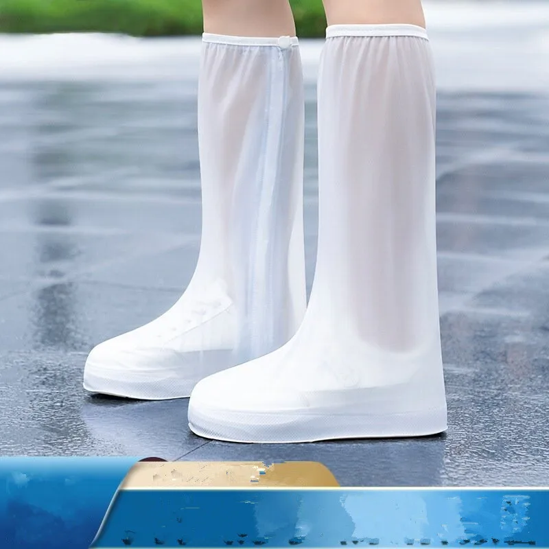 Unisex PVC Reusable Rain Boot Covers for Anti-Slip Wear Stay Dry Waterproof Shoe Cover Strong Durable Dirt Proof shoe covers